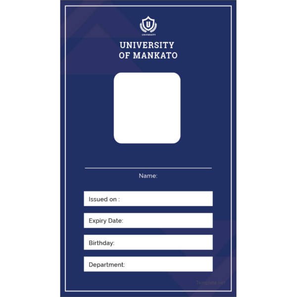 17 ID Card Templates Free Sample Example Format