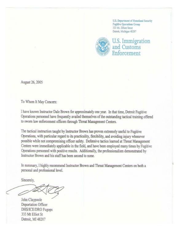 Letter Re mendation For Immigration
