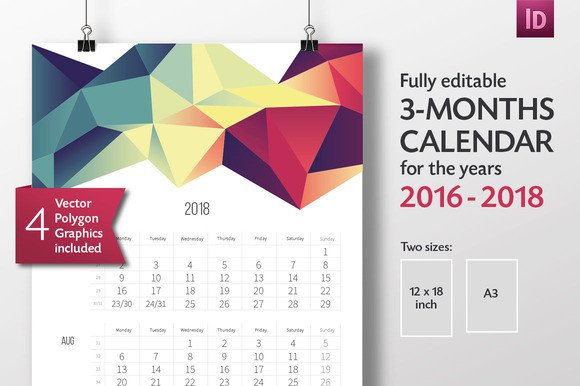 Indesign Calendar Template Free Download Designtube