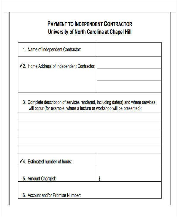23 Sample Contractor Invoices Word PDF Excel