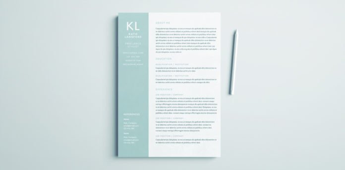 Modern Resume Template for InDesign
