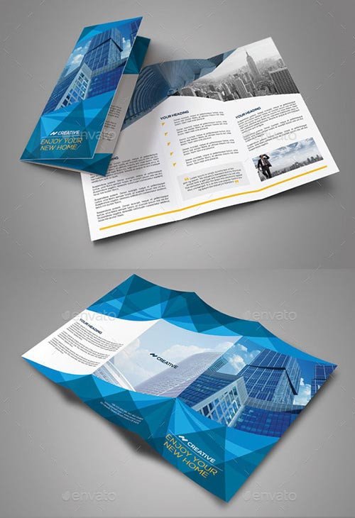 30 Inspiring PSD & InDesign Brochure Templates