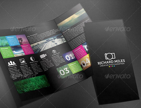 33 Creative Tri Fold Brochure Templates PSD & inDesign