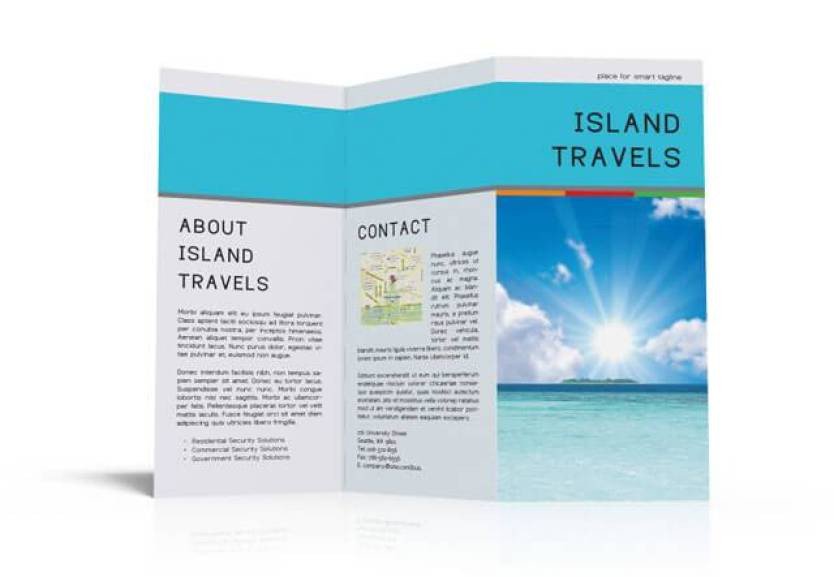 InDesign Tri Fold Brochure Template Free Download