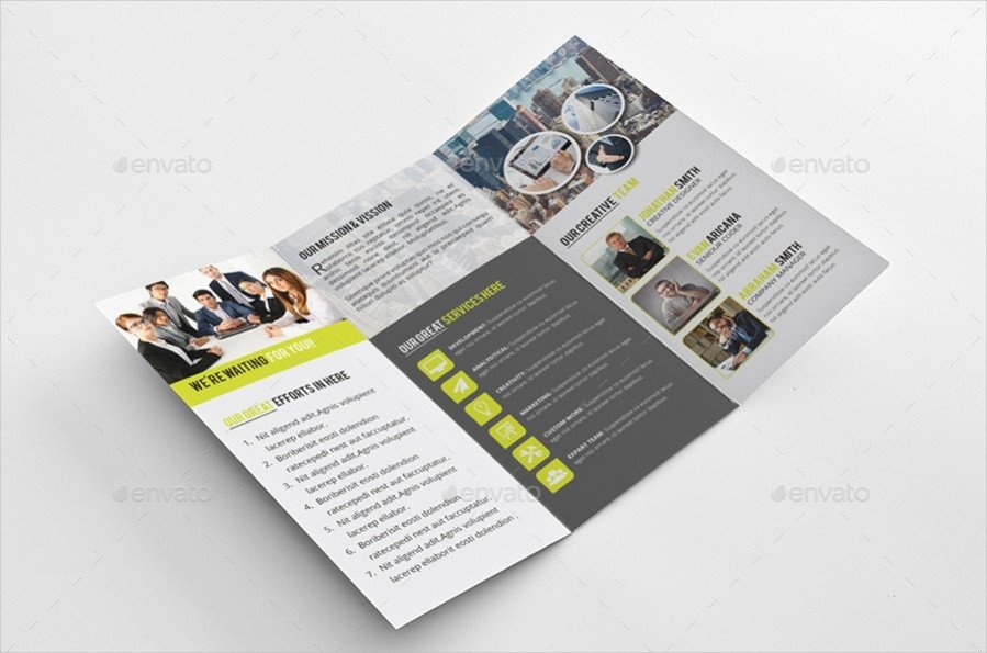 Tri Fold Brochure Designs PSD Vector Download