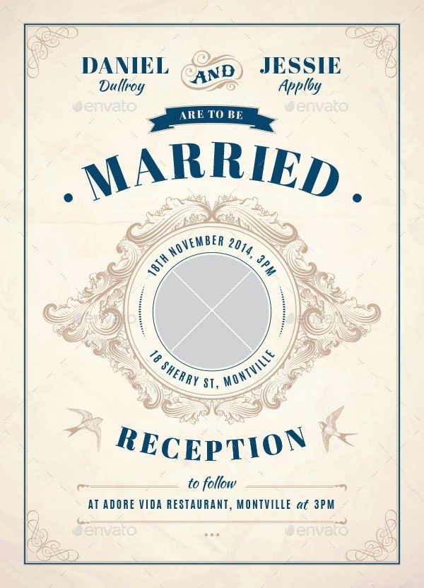 37 Awesome PSD & InDesign Wedding Invitation Template