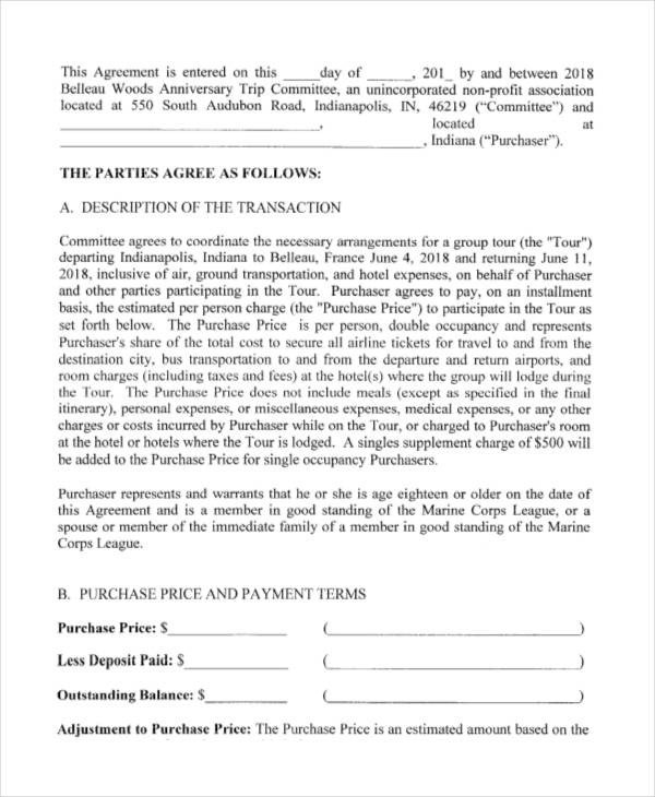 10 Payment Contract Templates Free Word PDF Format