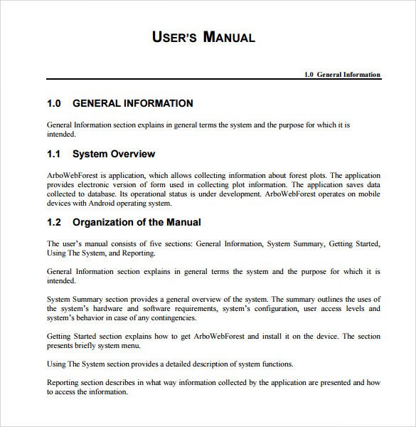 Sample User Manual 9 Documents in PDF