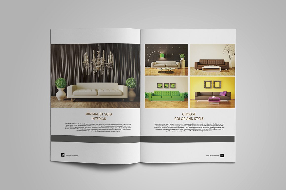 10 Interior Design Portfolio Examples Editable PSD AI