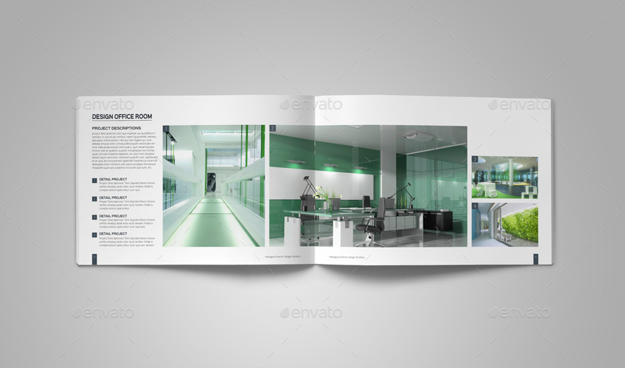 Interior Design Portfolio Template by habageud