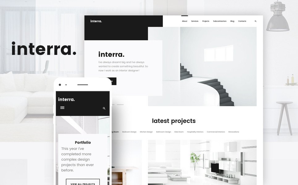 Interra the Best Interior Design WordPress Theme