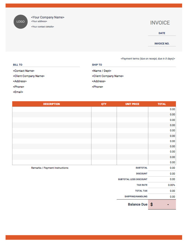 Google Drive Invoice Template 8 New Thoughts About Google