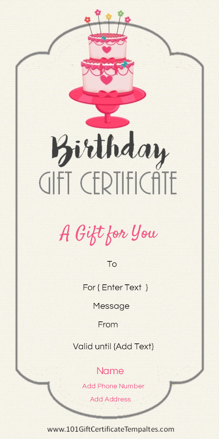 birthday t certificate template …
