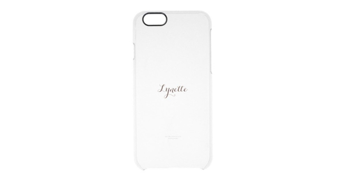 Template iphone clear clear iPhone 6 6S case