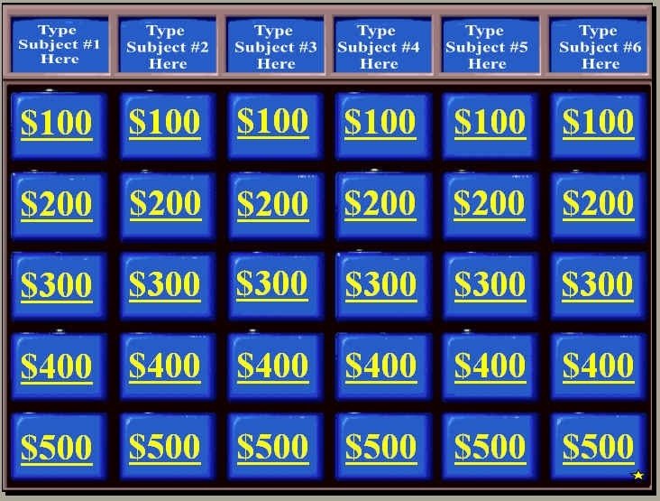 Jeopardy Powerpoint Template With Score icebergcoworking
