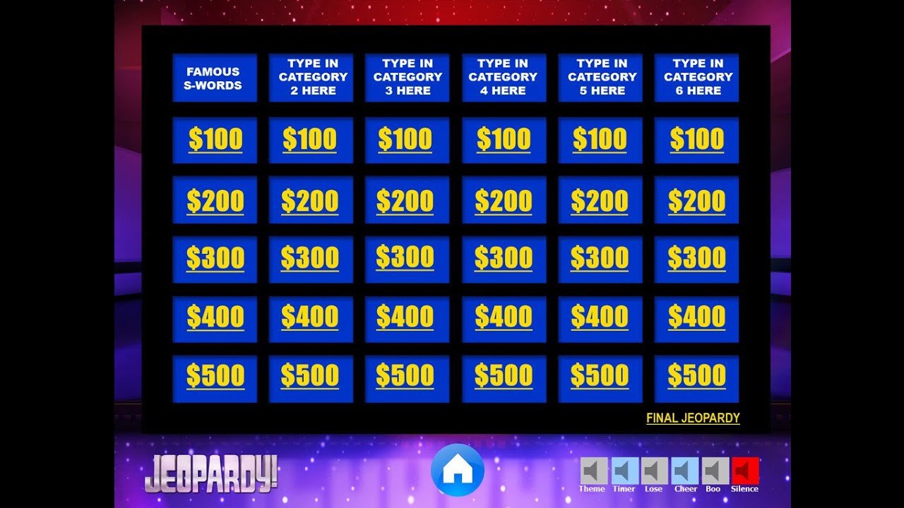 Download THE BEST FREE Jeopardy Powerpoint Template How