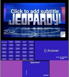 This is the best Jeopardy powerpoint on the internet