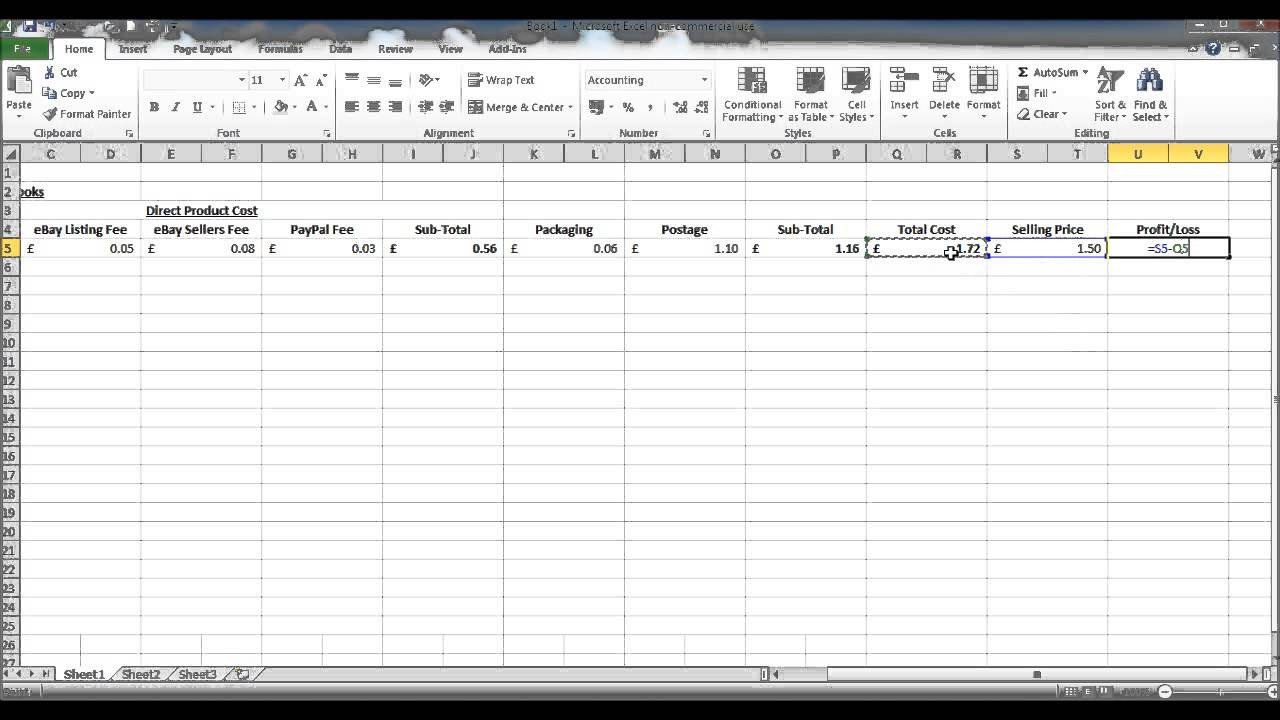 Costing Spreadsheet Template Spreadsheet Templates for