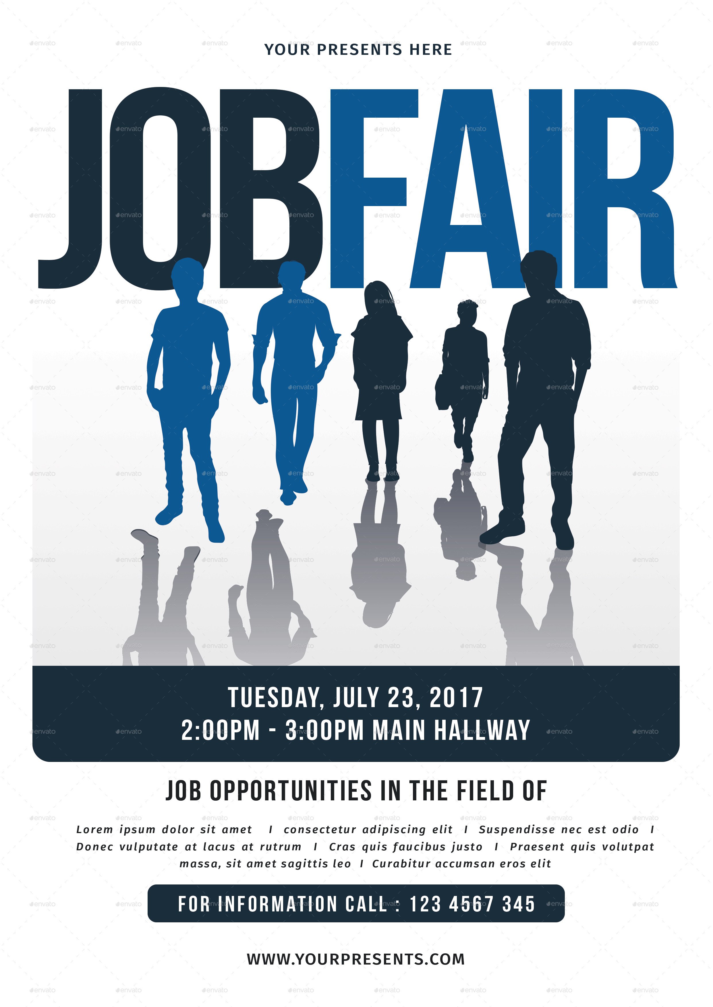 Job Fair Flyer by lilynthesweetpea