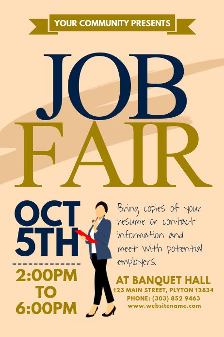 Job Fair Poster Template