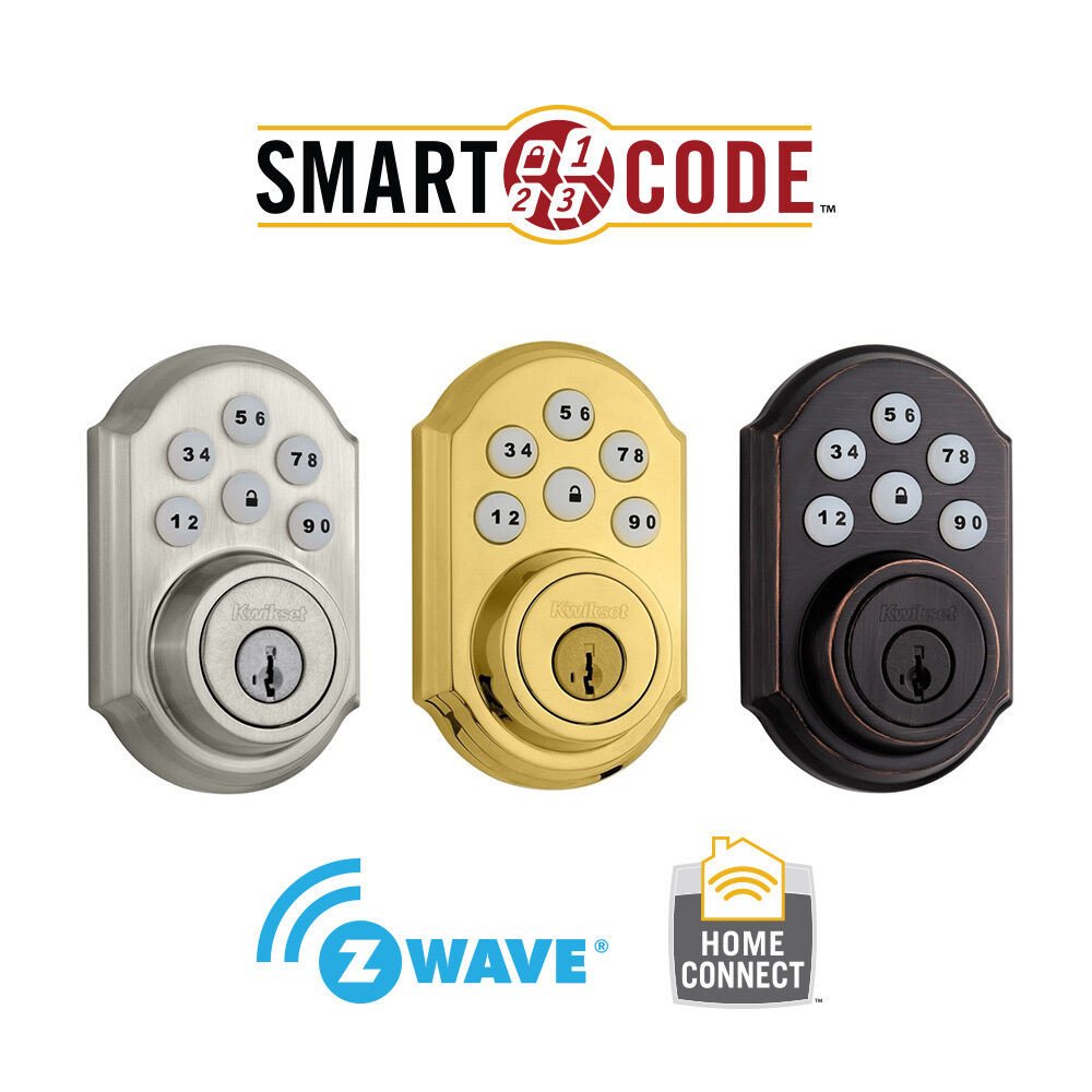 Kwikset 910 Z Wave SmartCode Electronic Deadbolt