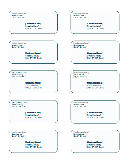 Printable Labels Templates – Microsoft Word Templates