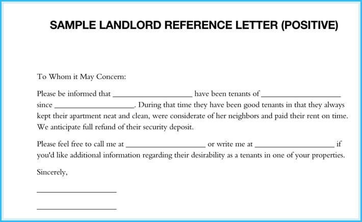 5 Sample Landlord Reference Letters What is it & How to