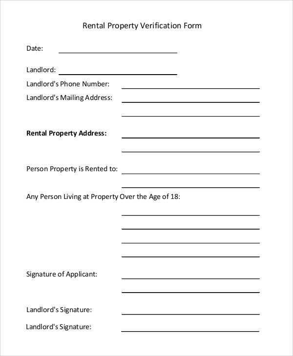 landlord verification form template 11 Unbelievable Facts