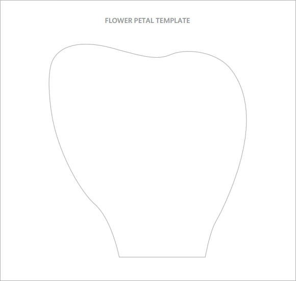 Flower Petal Template 9 Download Documents in PDF PSD