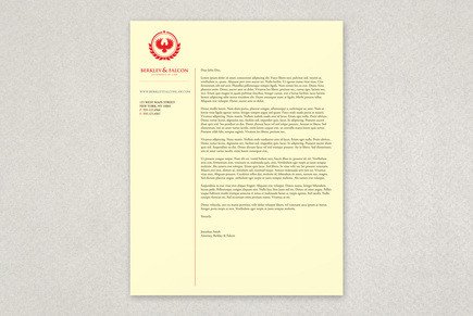 Professional Law Firm Letterhead Template