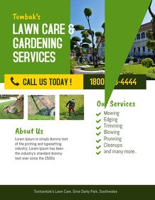 Customize 230 Lawn Service Flyer Templates