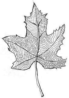 LEAF PATTERNS TO TRACE