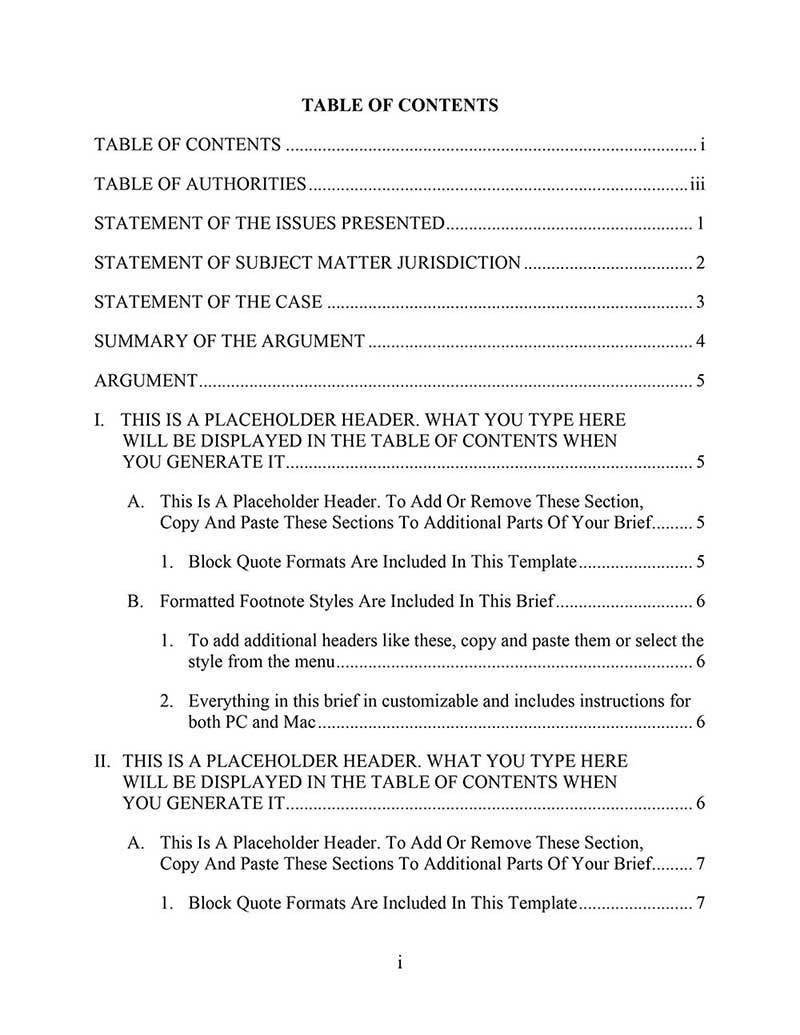 Download an Appellate Brief Template for Microsoft Word