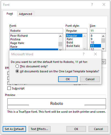 How to create templates in Microsoft Word for legal