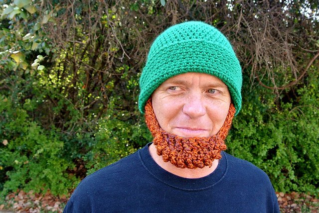 ADULTS Crochet Leprechaun beard Really Awesome Costumes