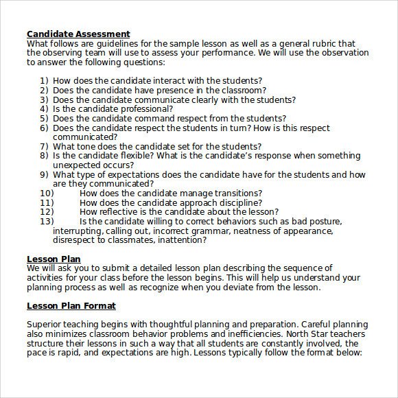 Sample High School Lesson Plan 10 Documents in PDF Word