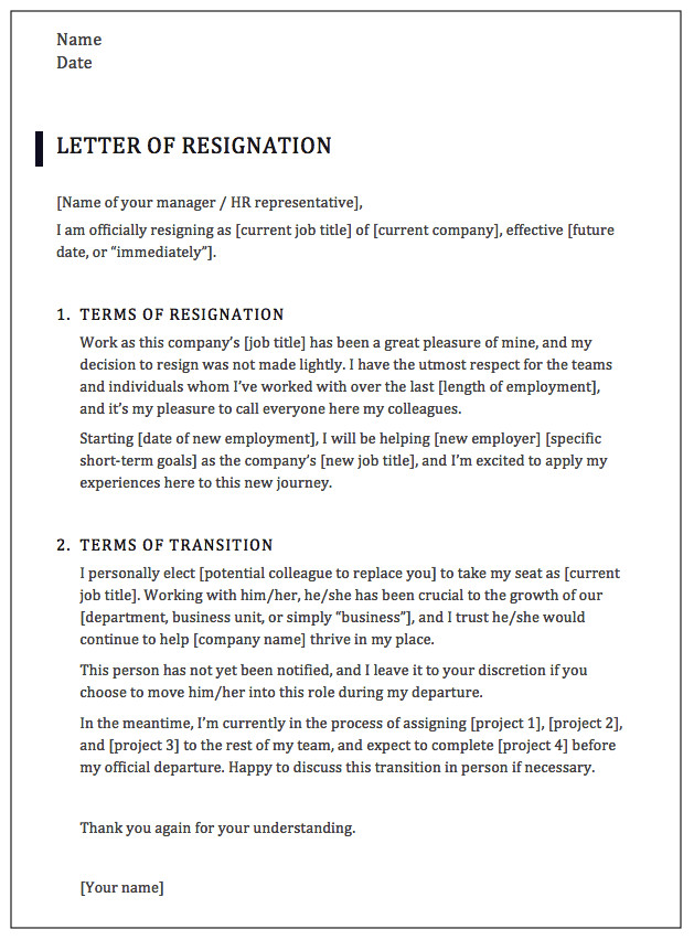 How to Write a Professional Resignation Letter [Samples