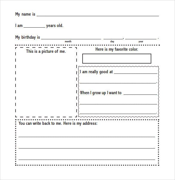 8 Letter Format for Kids Samples Examples & Format