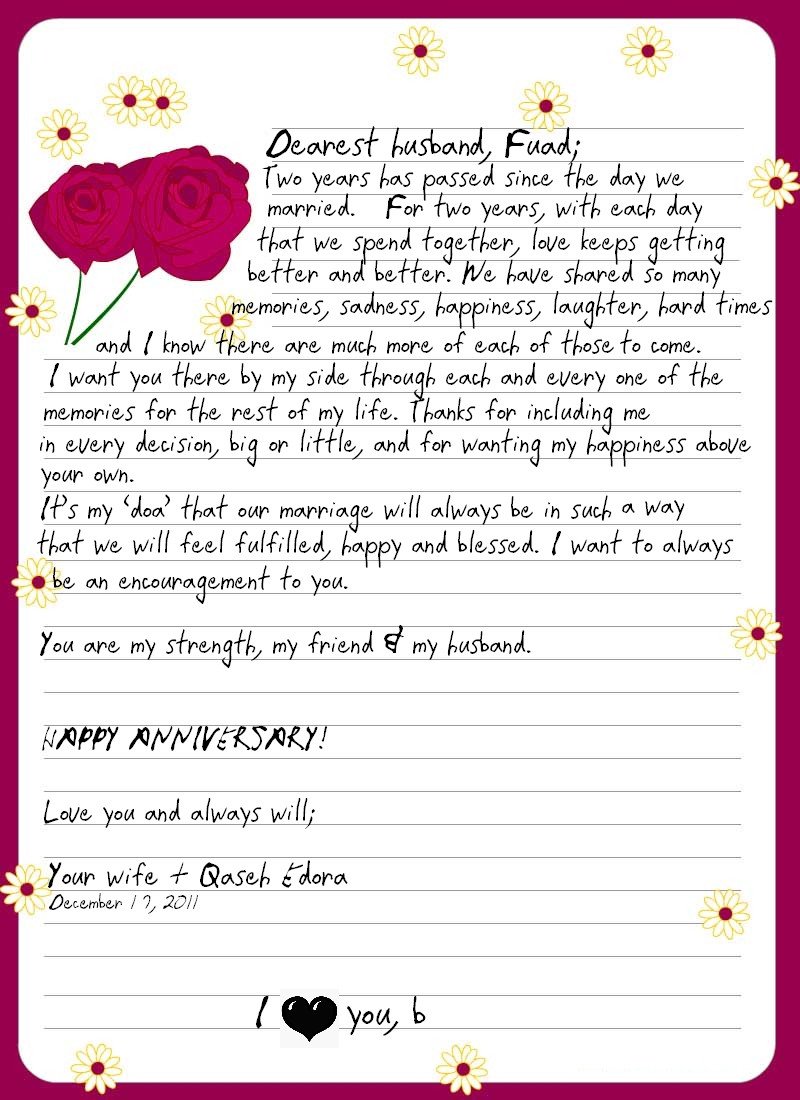 Mom & Wife A Love Letter to My Husband