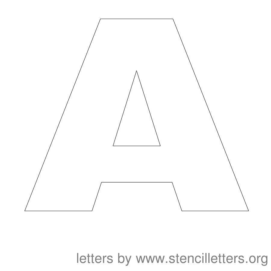 free printable letter stencils