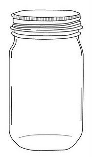 Lightning Bugs In Mason Jar Coloring Page Coloring Pages