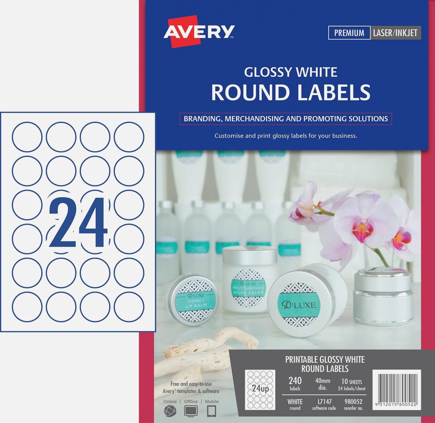 Is Round Lip Balm Label Template