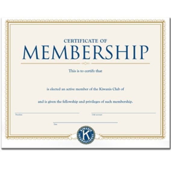 Membership Certificate template 222