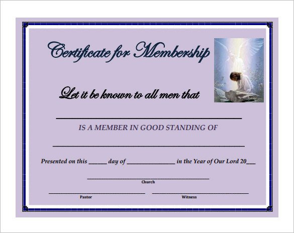 Membership certificate llc example