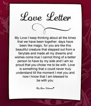 love letter to girlfriend 2 for my baby