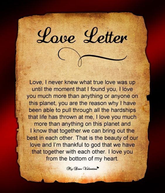 Love Letter For Him 65 Love Letters for Him
