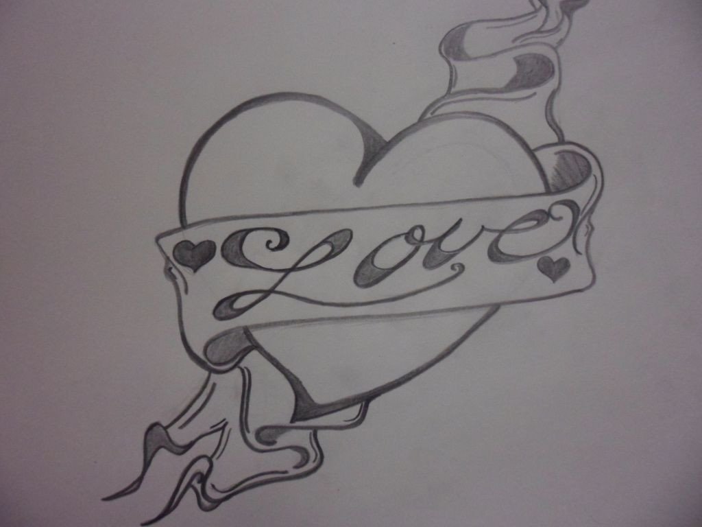 Love Heart Drawings Love Heart Drawing