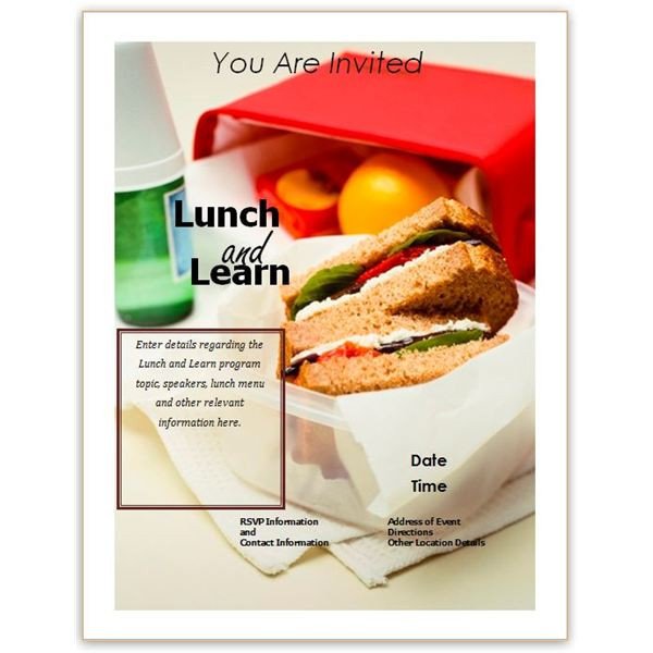 Free Business Lunch and Learn Invitation Forms Options