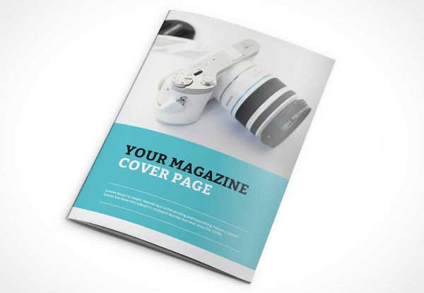 54 realistic Magazine Cover Mockups PSD AI