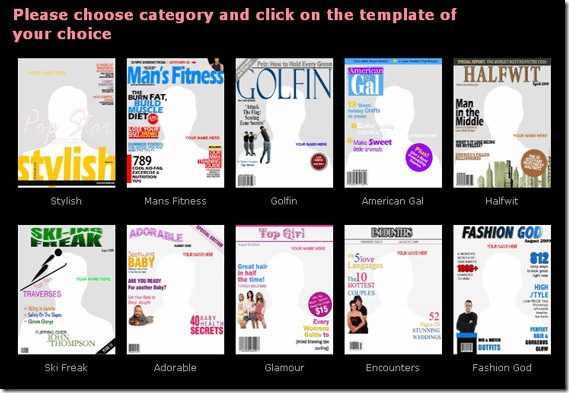 Create Your Own Custom Magazine Covers With CoverDude